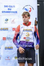 22.09.2024, Premanon, France (FRA): Enzo Bouillet (FRA) - Biathlon Samse Summer Tour, pursuit, Premanon (FRA). www.nordicfocus.com. © Manzoni/NordicFocus. Every downloaded picture is fee-liable.