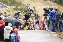 22.09.2024, Premanon, France (FRA): Ambroise Meunier (FRA) - Biathlon Samse Summer Tour, pursuit, Premanon (FRA). www.nordicfocus.com. © Manzoni/NordicFocus. Every downloaded picture is fee-liable.