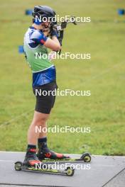 22.09.2024, Premanon, France (FRA): Tom Smith (GBR) - Biathlon Samse Summer Tour, pursuit, Premanon (FRA). www.nordicfocus.com. © Manzoni/NordicFocus. Every downloaded picture is fee-liable.