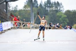 22.09.2024, Premanon, France (FRA): Oceane Michelon (FRA) - Biathlon Samse Summer Tour, pursuit, Premanon (FRA). www.nordicfocus.com. © Manzoni/NordicFocus. Every downloaded picture is fee-liable.