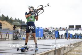 22.09.2024, Premanon, France (FRA): Eric Perrot (FRA) - Biathlon Samse Summer Tour, pursuit, Premanon (FRA). www.nordicfocus.com. © Manzoni/NordicFocus. Every downloaded picture is fee-liable.