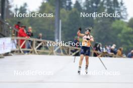 22.09.2024, Premanon, France (FRA): Oceane Michelon (FRA) - Biathlon Samse Summer Tour, pursuit, Premanon (FRA). www.nordicfocus.com. © Manzoni/NordicFocus. Every downloaded picture is fee-liable.