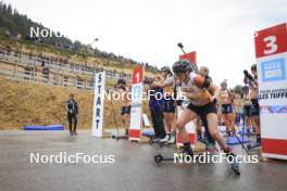 22.09.2024, Premanon, France (FRA): Aita Gasparin (SUI) - Biathlon Samse Summer Tour, pursuit, Premanon (FRA). www.nordicfocus.com. © Manzoni/NordicFocus. Every downloaded picture is fee-liable.