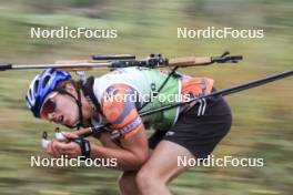 22.09.2024, Premanon, France (FRA): Noah Delevaux (FRA) - Biathlon Samse Summer Tour, pursuit, Premanon (FRA). www.nordicfocus.com. © Manzoni/NordicFocus. Every downloaded picture is fee-liable.