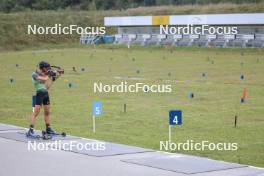 22.09.2024, Premanon, France (FRA): Antonin Guy (FRA) - Biathlon Samse Summer Tour, pursuit, Premanon (FRA). www.nordicfocus.com. © Manzoni/NordicFocus. Every downloaded picture is fee-liable.