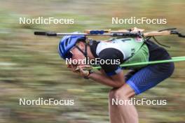 22.09.2024, Premanon, France (FRA): Adeis Hanot (FRA) - Biathlon Samse Summer Tour, pursuit, Premanon (FRA). www.nordicfocus.com. © Manzoni/NordicFocus. Every downloaded picture is fee-liable.