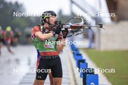 22.09.2024, Premanon, France (FRA): Mathias Riebli (SUI) - Biathlon Samse Summer Tour, pursuit, Premanon (FRA). www.nordicfocus.com. © Manzoni/NordicFocus. Every downloaded picture is fee-liable.