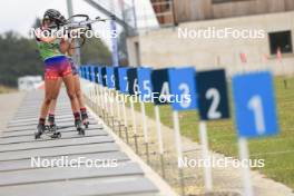 22.09.2024, Premanon, France (FRA): Zelie Roy (FRA) - Biathlon Samse Summer Tour, pursuit, Premanon (FRA). www.nordicfocus.com. © Manzoni/NordicFocus. Every downloaded picture is fee-liable.