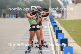 22.09.2024, Premanon, France (FRA): Maelle Achoui (FRA) - Biathlon Samse Summer Tour, pursuit, Premanon (FRA). www.nordicfocus.com. © Manzoni/NordicFocus. Every downloaded picture is fee-liable.