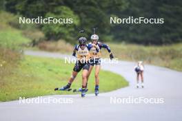 22.09.2024, Premanon, France (FRA): Gilonne Guigonnat (FRA) - Biathlon Samse Summer Tour, pursuit, Premanon (FRA). www.nordicfocus.com. © Manzoni/NordicFocus. Every downloaded picture is fee-liable.