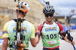 22.09.2024, Premanon, France (FRA): Clement Pires (FRA) - Biathlon Samse Summer Tour, pursuit, Premanon (FRA). www.nordicfocus.com. © Manzoni/NordicFocus. Every downloaded picture is fee-liable.