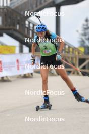 22.09.2024, Premanon, France (FRA): Emma Oustry (FRA) - Biathlon Samse Summer Tour, pursuit, Premanon (FRA). www.nordicfocus.com. © Manzoni/NordicFocus. Every downloaded picture is fee-liable.