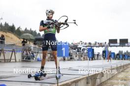 22.09.2024, Premanon, France (FRA): Eric Perrot (FRA) - Biathlon Samse Summer Tour, pursuit, Premanon (FRA). www.nordicfocus.com. © Manzoni/NordicFocus. Every downloaded picture is fee-liable.