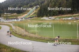 22.09.2024, Premanon, France (FRA): Maelle Achoui (FRA), Chloe Orvain (FRA), (l-r) - Biathlon Samse Summer Tour, pursuit, Premanon (FRA). www.nordicfocus.com. © Manzoni/NordicFocus. Every downloaded picture is fee-liable.