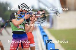 22.09.2024, Premanon, France (FRA): Enzo Bouillet (FRA) - Biathlon Samse Summer Tour, pursuit, Premanon (FRA). www.nordicfocus.com. © Manzoni/NordicFocus. Every downloaded picture is fee-liable.