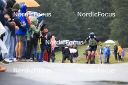 22.09.2024, Premanon, France (FRA): Quentin Fillon Maillet (FRA) - Biathlon Samse Summer Tour, pursuit, Premanon (FRA). www.nordicfocus.com. © Manzoni/NordicFocus. Every downloaded picture is fee-liable.