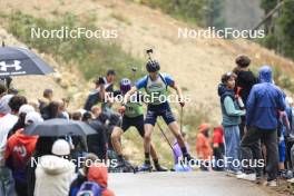 22.09.2024, Premanon, France (FRA): Valentin Lejeune (FRA) - Biathlon Samse Summer Tour, pursuit, Premanon (FRA). www.nordicfocus.com. © Manzoni/NordicFocus. Every downloaded picture is fee-liable.