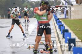 22.09.2024, Premanon, France (FRA): Adrien Baylac (FRA) - Biathlon Samse Summer Tour, pursuit, Premanon (FRA). www.nordicfocus.com. © Manzoni/NordicFocus. Every downloaded picture is fee-liable.