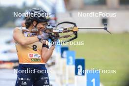 22.09.2024, Premanon, France (FRA): Julia Simon (FRA) - Biathlon Samse Summer Tour, pursuit, Premanon (FRA). www.nordicfocus.com. © Manzoni/NordicFocus. Every downloaded picture is fee-liable.