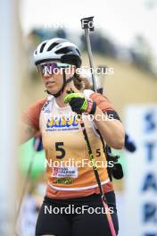 22.09.2024, Premanon, France (FRA): Lena Haecki-Gross (SUI) - Biathlon Samse Summer Tour, pursuit, Premanon (FRA). www.nordicfocus.com. © Manzoni/NordicFocus. Every downloaded picture is fee-liable.