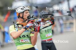 22.09.2024, Premanon, France (FRA): Leo Carlier (FRA) - Biathlon Samse Summer Tour, pursuit, Premanon (FRA). www.nordicfocus.com. © Manzoni/NordicFocus. Every downloaded picture is fee-liable.