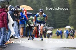 22.09.2024, Premanon, France (FRA): Antonin Guigonnat (FRA) - Biathlon Samse Summer Tour, pursuit, Premanon (FRA). www.nordicfocus.com. © Manzoni/NordicFocus. Every downloaded picture is fee-liable.