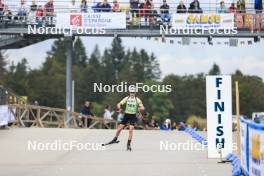 22.09.2024, Premanon, France (FRA): Leo Carlier (FRA) - Biathlon Samse Summer Tour, pursuit, Premanon (FRA). www.nordicfocus.com. © Manzoni/NordicFocus. Every downloaded picture is fee-liable.