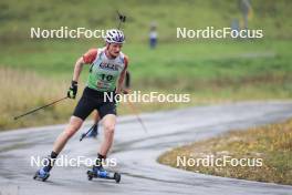 22.09.2024, Premanon, France (FRA): Sebastian Stalder (SUI) - Biathlon Samse Summer Tour, pursuit, Premanon (FRA). www.nordicfocus.com. © Manzoni/NordicFocus. Every downloaded picture is fee-liable.