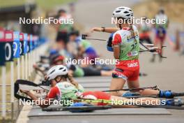 22.09.2024, Premanon, France (FRA): Olivia Brun (FRA) - Biathlon Samse Summer Tour, pursuit, Premanon (FRA). www.nordicfocus.com. © Manzoni/NordicFocus. Every downloaded picture is fee-liable.