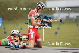 22.09.2024, Premanon, France (FRA): Emile Weiss (FRA) - Biathlon Samse Summer Tour, pursuit, Premanon (FRA). www.nordicfocus.com. © Manzoni/NordicFocus. Every downloaded picture is fee-liable.