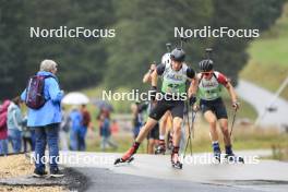 22.09.2024, Premanon, France (FRA): Yannick Kreuzer (SUI) - Biathlon Samse Summer Tour, pursuit, Premanon (FRA). www.nordicfocus.com. © Manzoni/NordicFocus. Every downloaded picture is fee-liable.