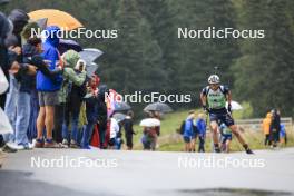 22.09.2024, Premanon, France (FRA): Eric Perrot (FRA) - Biathlon Samse Summer Tour, pursuit, Premanon (FRA). www.nordicfocus.com. © Manzoni/NordicFocus. Every downloaded picture is fee-liable.