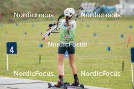 22.09.2024, Premanon, France (FRA): Lola Bugeaud (FRA) - Biathlon Samse Summer Tour, pursuit, Premanon (FRA). www.nordicfocus.com. © Manzoni/NordicFocus. Every downloaded picture is fee-liable.