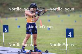 22.09.2024, Premanon, France (FRA): Julia Simon (FRA) - Biathlon Samse Summer Tour, pursuit, Premanon (FRA). www.nordicfocus.com. © Manzoni/NordicFocus. Every downloaded picture is fee-liable.