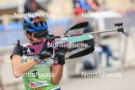 22.09.2024, Premanon, France (FRA): Louise Roguet (FRA) - Biathlon Samse Summer Tour, pursuit, Premanon (FRA). www.nordicfocus.com. © Manzoni/NordicFocus. Every downloaded picture is fee-liable.