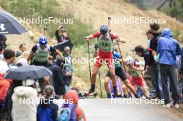 22.09.2024, Premanon, France (FRA): Ian Martinet (FRA) - Biathlon Samse Summer Tour, pursuit, Premanon (FRA). www.nordicfocus.com. © Manzoni/NordicFocus. Every downloaded picture is fee-liable.