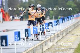 22.09.2024, Premanon, France (FRA): Chloe Chevalier (FRA) - Biathlon Samse Summer Tour, pursuit, Premanon (FRA). www.nordicfocus.com. © Manzoni/NordicFocus. Every downloaded picture is fee-liable.