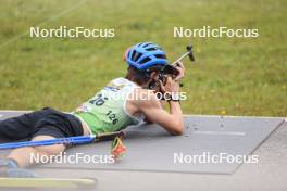 22.09.2024, Premanon, France (FRA): Pablo Baselgia (SUI) - Biathlon Samse Summer Tour, pursuit, Premanon (FRA). www.nordicfocus.com. © Manzoni/NordicFocus. Every downloaded picture is fee-liable.