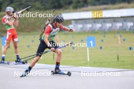 22.09.2024, Premanon, France (FRA): Clement Pires (FRA) - Biathlon Samse Summer Tour, pursuit, Premanon (FRA). www.nordicfocus.com. © Manzoni/NordicFocus. Every downloaded picture is fee-liable.