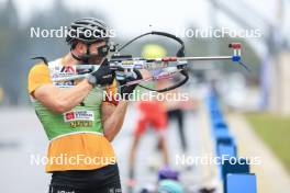 22.09.2024, Premanon, France (FRA): Emilien Claude (FRA) - Biathlon Samse Summer Tour, pursuit, Premanon (FRA). www.nordicfocus.com. © Manzoni/NordicFocus. Every downloaded picture is fee-liable.