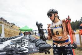 22.09.2024, Premanon, France (FRA): Julia Simon (FRA) - Biathlon Samse Summer Tour, pursuit, Premanon (FRA). www.nordicfocus.com. © Manzoni/NordicFocus. Every downloaded picture is fee-liable.