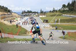 22.09.2024, Premanon, France (FRA): Noe Seigneur (FRA) - Biathlon Samse Summer Tour, pursuit, Premanon (FRA). www.nordicfocus.com. © Manzoni/NordicFocus. Every downloaded picture is fee-liable.