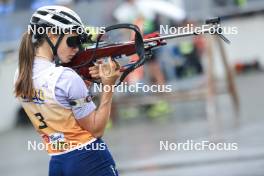 22.09.2024, Premanon, France (FRA): Jeanne Richard (FRA) - Biathlon Samse Summer Tour, pursuit, Premanon (FRA). www.nordicfocus.com. © Manzoni/NordicFocus. Every downloaded picture is fee-liable.