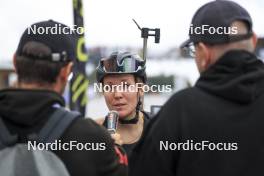 22.09.2024, Premanon, France (FRA): Oceane Michelon (FRA) - Biathlon Samse Summer Tour, pursuit, Premanon (FRA). www.nordicfocus.com. © Manzoni/NordicFocus. Every downloaded picture is fee-liable.