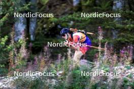 21.09.2024, Premanon, France (FRA): Noa Humbert (FRA) - Biathlon Samse Summer Tour, sprint, Premanon (FRA). www.nordicfocus.com. © Manzoni/NordicFocus. Every downloaded picture is fee-liable.