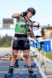 21.09.2024, Premanon, France (FRA): Sophie Chauveau (FRA) - Biathlon Samse Summer Tour, sprint, Premanon (FRA). www.nordicfocus.com. © Manzoni/NordicFocus. Every downloaded picture is fee-liable.