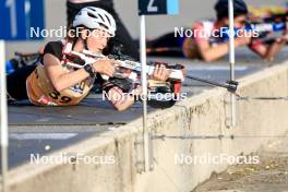 21.09.2024, Premanon, France (FRA): Janie Picard (FRA) - Biathlon Samse Summer Tour, sprint, Premanon (FRA). www.nordicfocus.com. © Manzoni/NordicFocus. Every downloaded picture is fee-liable.