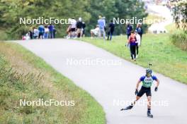 21.09.2024, Premanon, France (FRA): Axel Garnier (FRA) - Biathlon Samse Summer Tour, sprint, Premanon (FRA). www.nordicfocus.com. © Manzoni/NordicFocus. Every downloaded picture is fee-liable.