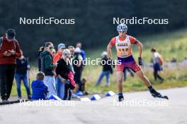 21.09.2024, Premanon, France (FRA): Oscar Clement (FRA) - Biathlon Samse Summer Tour, sprint, Premanon (FRA). www.nordicfocus.com. © Manzoni/NordicFocus. Every downloaded picture is fee-liable.