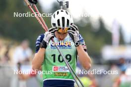 21.09.2024, Premanon, France (FRA): Eric Perrot (FRA) - Biathlon Samse Summer Tour, sprint, Premanon (FRA). www.nordicfocus.com. © Manzoni/NordicFocus. Every downloaded picture is fee-liable.